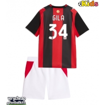 AC Milan Mario Gila #34 Replica Home Minikit 2026-27 Short Sleeve (+ pants)